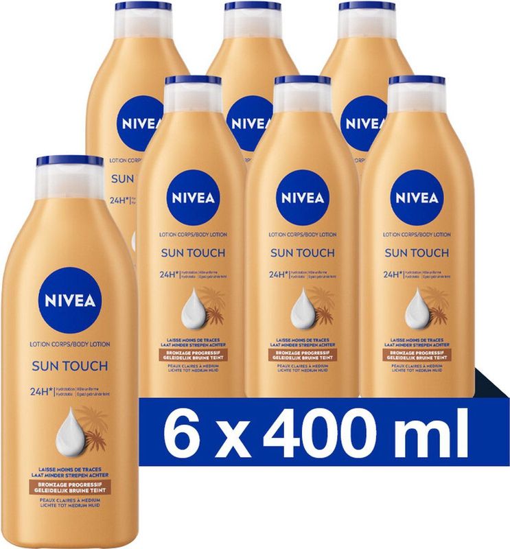 6x Nivea Bodylotion Bronze Effect 400 ml