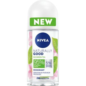 NIVEA Deodorant Roller Naturally Good Green Tea - 50 ml