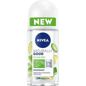 Nivea Deodorant Roller Naturally Good Aloe Vera - 50 ml