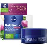 Nivea - Naturally Good - Nachtcrème - 50ml - Bio Burdock en Arganolie