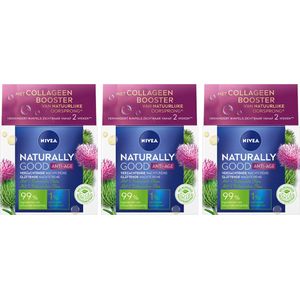 NIVEA - Naturally Good - Nachtcrème - Anti-Age - 3x 50 ml