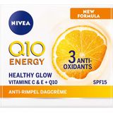 3x Nivea Q10 Dagcrème Energy SPF 15 50 ml