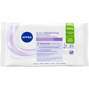 NIVEA Sensitive  Reinigingsdoekjes - 25 stuks