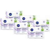 NIVEA Sensitive Reinigingsdoekjes - Make-up Remover Doekjes - Voor de gevoelige huid - Dexpanthenol - 6 x 25 stuks