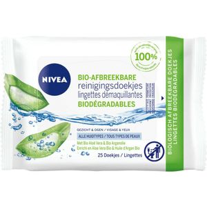 Nivea - Reinigingsdoekjes - Aloe Vera - Biologisch Afbreekbaar - 25 Stuks