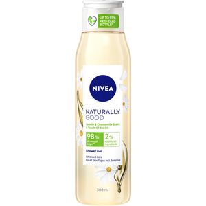 NIVEA Naturally Good Jasmin & Chamomile Douchegel - Bevat heilzame oliën en vitaminen- Vegan formule - Voordeelverpakking 6 x 300 ml