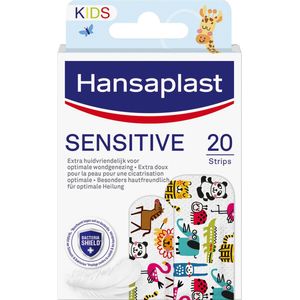 Hansaplast Kids Sensitive Dieren Pleisters - Wondpleisters - Wondverzorging Kinderen - Kinderpleisters - 20 Stuks