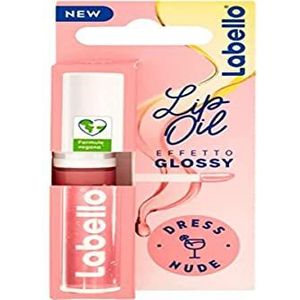 Labello - Lip Oil Effect Glossy - Dress Nude - 5.50ml