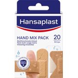 Hansaplast Hand Mix Pack Pleisters - Wondpleisters - Wondverzorging - 20 Stuks