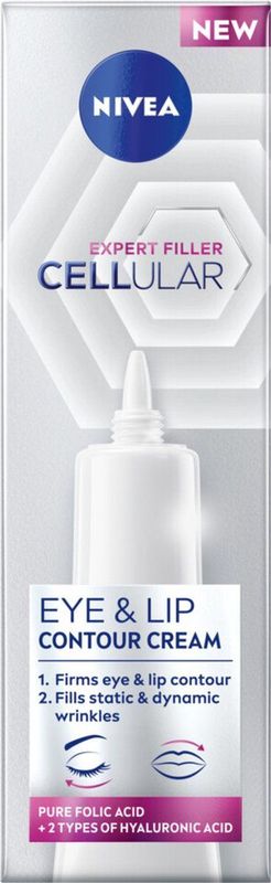NIVEA - Cellular Filler - Oogcontourcrème - 3 x 15 ml - Voordeelverpakking
