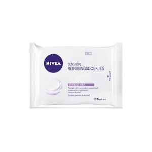 Nivea Gezicht – Reinigingsdoekjes Sensitive Aqua 25 doekjes