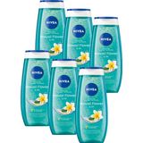 6x Nivea Frangipani & Oil douchegel (250 ml)