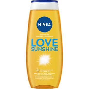 NIVEA Love Sunshine Douchegel – Met Aloe Vera en Vitamines C en D - Voordeelverpakking 6 x 250 ml - Duurzaam product