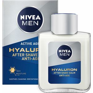 NIVEA - Men Anti-Age Hyaluronzuur After Shave Balm - 6 x 100 ml - Voordeelverpakking