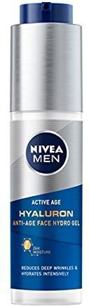 NIVEA - Men Anti-age Hyaluron Feuchtigkeitsspendendes Gesichtsgel Gesichtspflege 50 ml Herren (451.8 € / 1 l)
