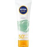 NIVEA SUN UV Face Mineral UV Protection Zonnebrand Crème Gezicht SPF 50+ - 50ML