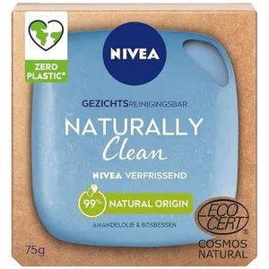 Nivea Naturally Clean Verfrissende Reinigingsbar - 12x75gr - Voordeelverpakking