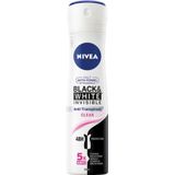NIVEA - Black & White Invisible Clear - Deodorant Spray - 150ml