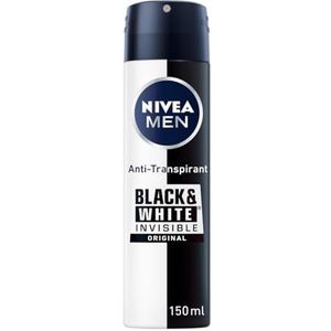Nivea deodorant spray Invisible Power Black & White for Men (150 ml)