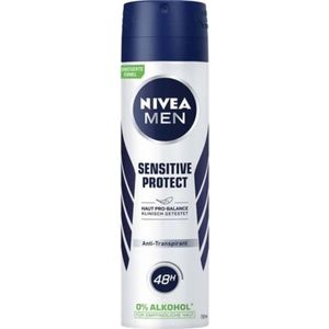 Nivea Men - Sensitive Protect - Deodorantspray - 150 ml - Voor Gevoelige Huid