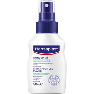 Hansaplast - Wondspray - 50 ml - Ontsmettende Reiniging voor Wonden