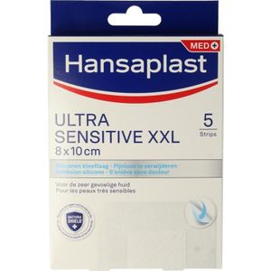 Hansaplast - Pleister Ultra Sensitive - Medisch Hulpmiddel - Siliconen Kleeflaag - Pijnloos Te Verwijderen