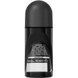 NIVEA MEN Deep Black Carbon Beat Deodorant Roller - Anti-transpirant Roll-On - 6 x 50ml - Voordeelverpakking