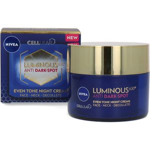 Nachtcrème - LUMINOUS630 - Anti Dark-Spot - Hyaluronzuur - Gezichtscrème