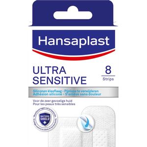 Hansaplast Ultra Sensitive Pleisters - Wondpleisters - Wondverzorging - 8 Stuks