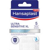 Hansaplast - Ultra Sensitive XL - Wondpleisters - 5x7,2 cm - 5 Stuks