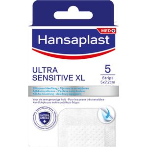 Hansaplast - Ultra Sensitive XL - Wondpleisters - 5x7,2 cm - 5 Stuks
