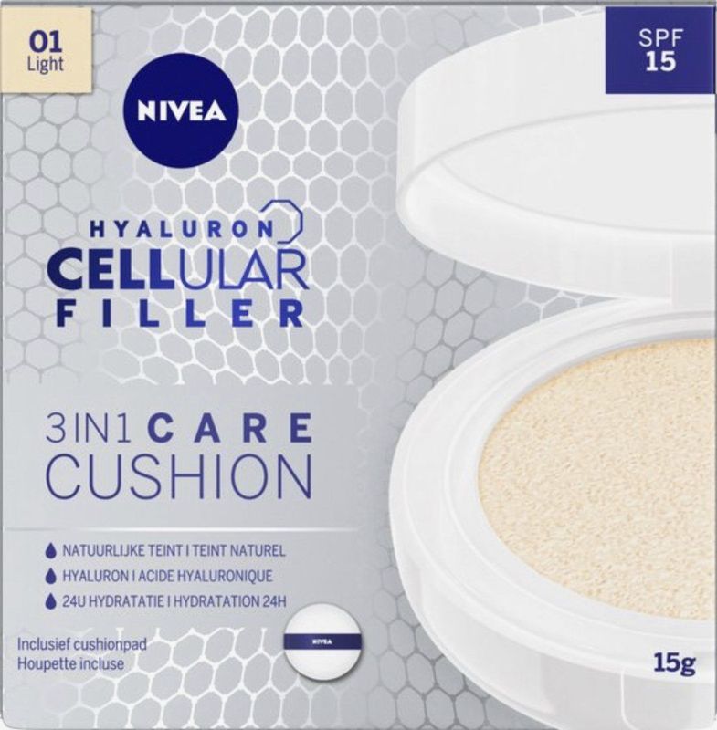 NIVEA - Expert Finish CELLular 3in1 Care Cushion - Light - SPF15