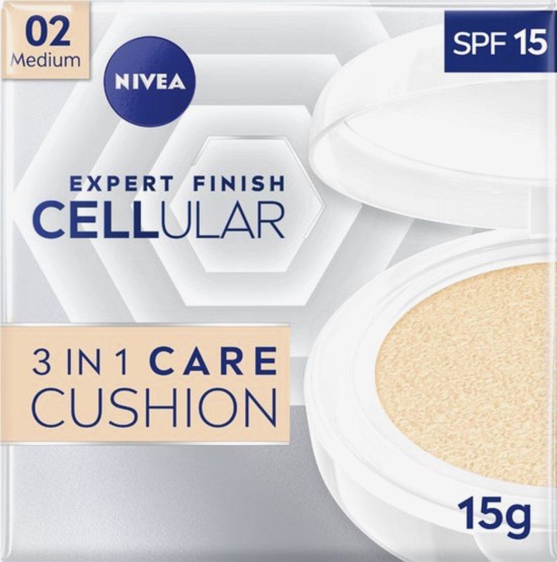 NIVEA Expert Finish CELLular 3in1 Care Cushion - Medium - SPF15