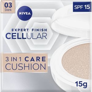 NIVEA Expert Finish CELLular 3in1 Care Cushion - Medium Dark - SPF15