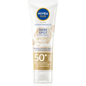 Nivea Sun Luminous 630 Gezichtscrème voor het Bruinen tegen Pigmentvlekken SPF 50+ 40 ml