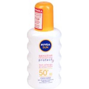 NIVEA - SUN Protect & Sensitive - Bruiningsspray - SPF 50+ - 200 ml