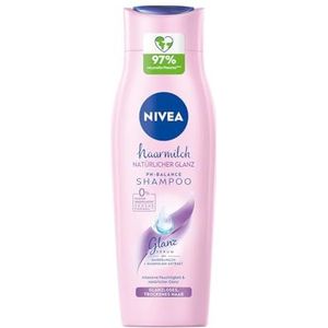 NIVEA Haarmelk, natuurlijke glans, milde shampoo, 250 ml
