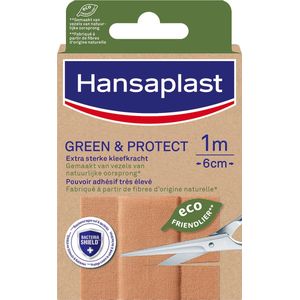 Hansaplast Green & Protect Pleisters - Wondpleisters - Wondverzorging - 1m x 6cm