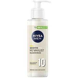Nivea men sensitief pro menmalist scheercrème, 2 x 200 ml (400 ml)