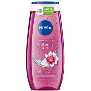 NIVEA Waterlily & Oil douchegel (250 ml), pH-neutraal voor de huid met frisse waterleliegeur en douche met voedende oliekralen