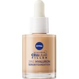 NIVEA - Hyaluron Serum 3-in-1 Foundation - Donker - 30 ml - Hydraterend