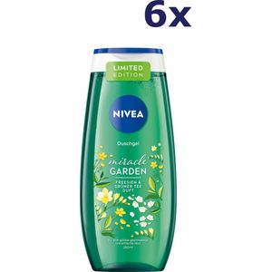 6x Nivea Douchegel – Freesia & Groene Thee 250 ml