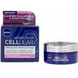 NIVEA Hyaluron Cellular Expert Filler Nachtcrème, 1 x 50 ml, anti-rimpelcrème met hyaluronzuur en foliumzuur, anti-aging crème met vuleffect in 24 uur