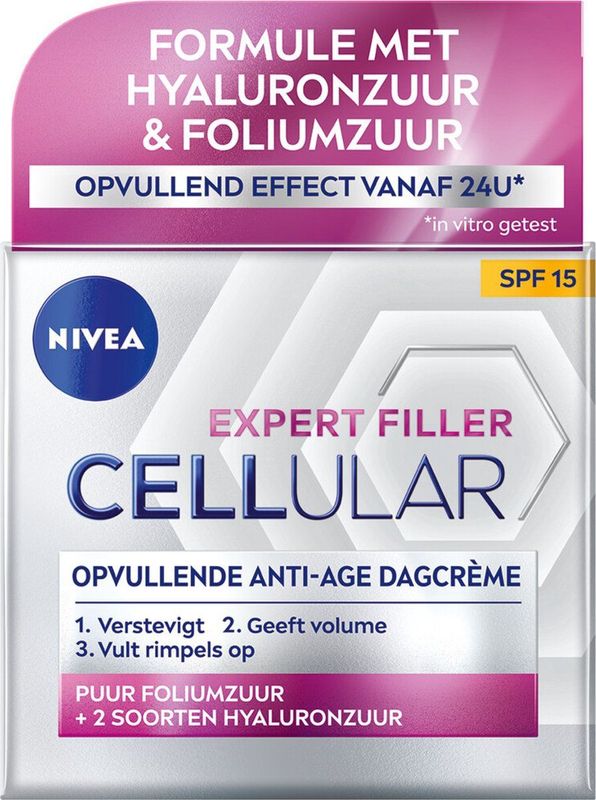 NIVEA - Cellular Filler - Dagcrème - 50 ml - Anti-Age SPF 15