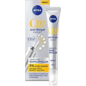 NIVEA Q10 Anti-Aging Wrinkle Filler - Serum - Voor de rijpe huid - Met Q10 en bioxifillpeptiden - 15 ml