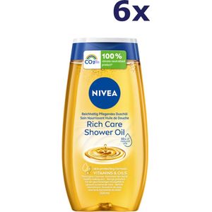 6x Nivea Shower Oil 200ml