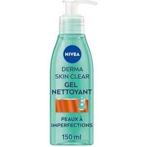 2+2 Gratis: NIVEA Derma Skin Clear Reinigingsgel - 2+2 Gratis