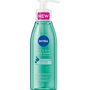 NIVEA DERMA Skin Clear Reinigingsgel - Parfumvrij - Vegan - 150ml