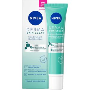 NIVEA DERMA Skin Clear - Gezichtsreiniger - 8% AHA/BHA - Vegan