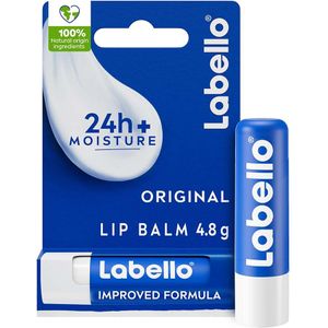 Labello - Original Care - Lippenbalsem - 1 Stuk - 100% Natuurlijke Ingrediënten